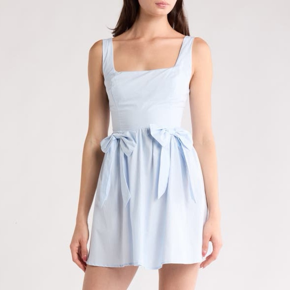 ALL IN FAVOR Front Bow Fit & Flare Minidress ❤️NWT❤️IN STORES❤️
